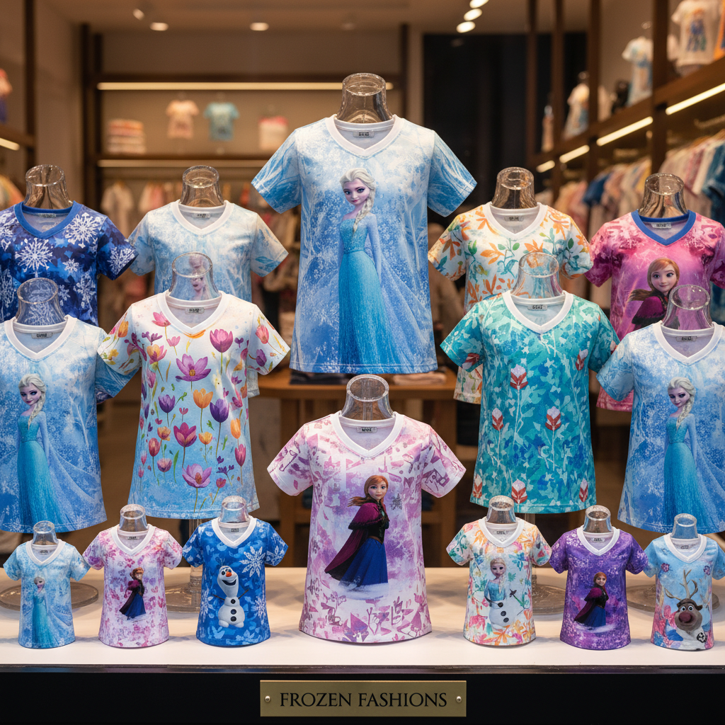 Girls Frozen printed t-shirt